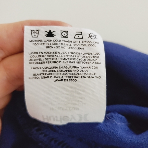 1377 * Hurley Spaghetti Strap Tank Blue Size S - Picture 5 of 7